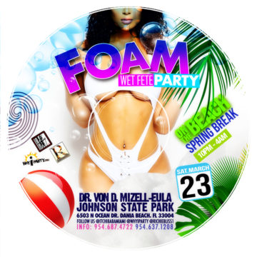 FOAM Wet Fete on the Beach Mega 50/50 SOCA meets Dancehall Party Mix by Shaun 3.0