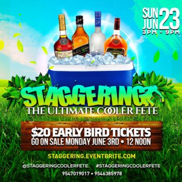 STAGGERING – COOLER FETE