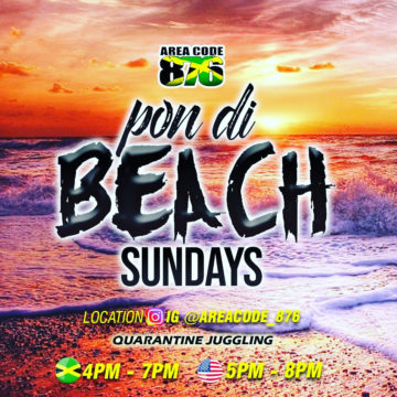 Areacode876 Pan DI Beach Sunday’s IG Live