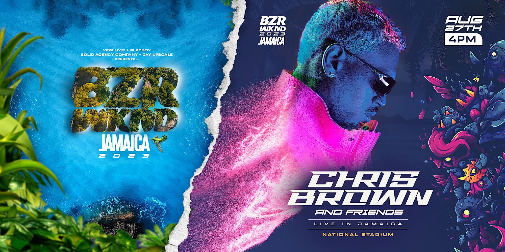 Chris Brown & Friends Live! at BZR Weekend Jamaica 2023 WhyiParty