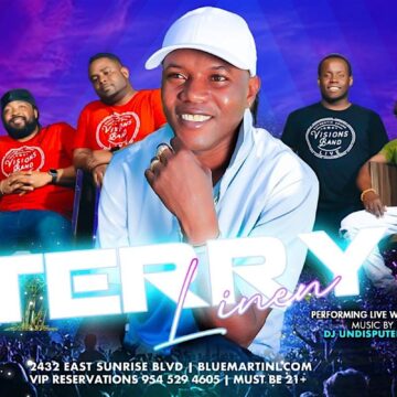 Terry Linen live with Visions Band at Blue Martini, Ft Lauderdale  , April 7th 8-2am